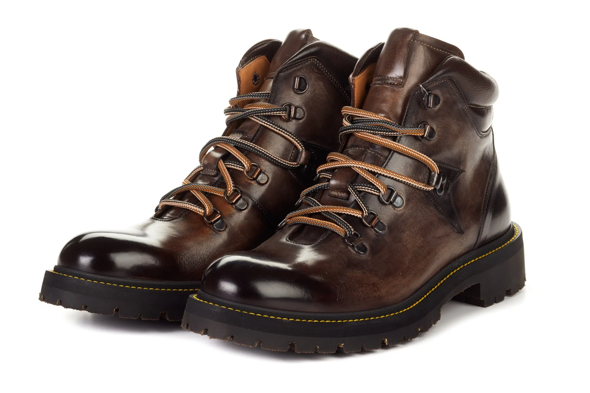 The Craig Hiking Boot - Chocolate Traditional Leather Hiking Boots