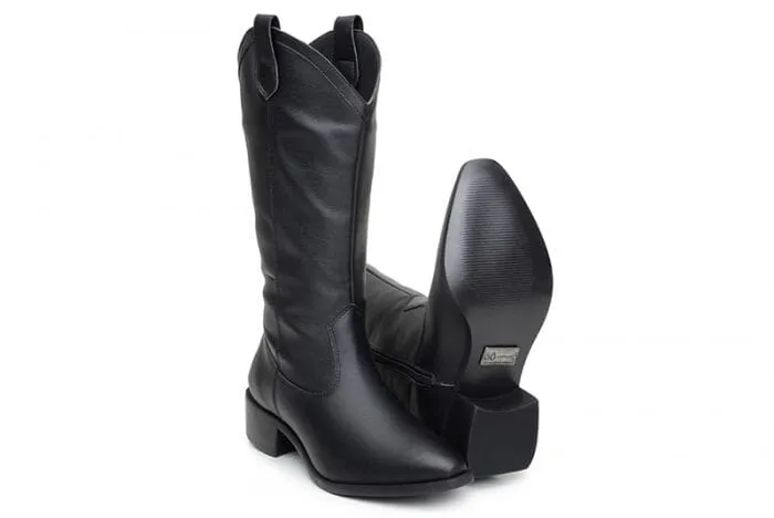 'Carlotta' women's pull-on bootie by Ahimsa - black Boots Front Zip