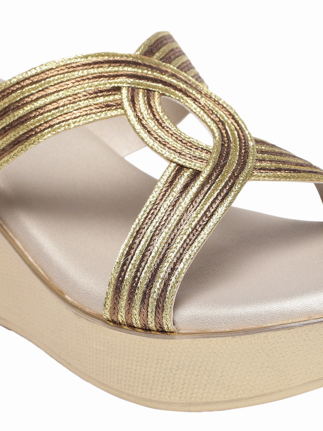 Tinley Gold Flatform Heels Painting My Nails And Wearing Heels