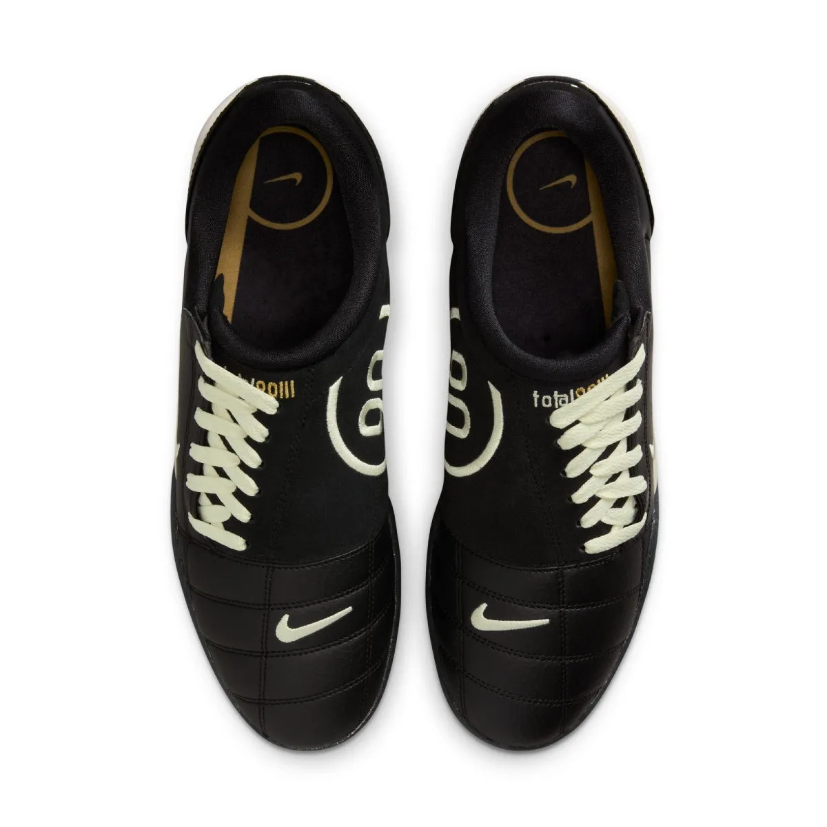 Total 90 'Black Metallic Gold' Emerald Soccer Cleats