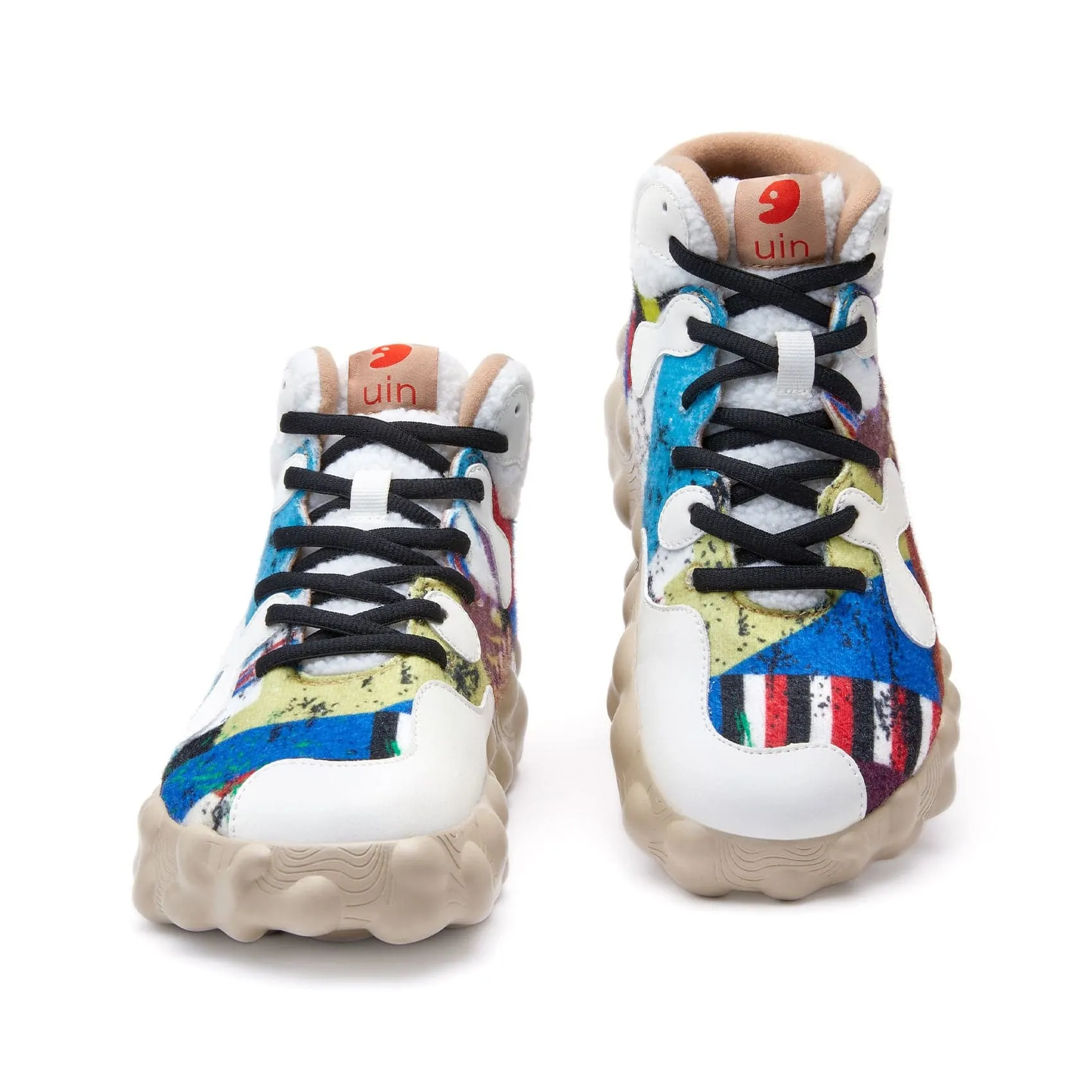 Snake Skin Basketball Shoes Multicolored Grids Figueras III Women