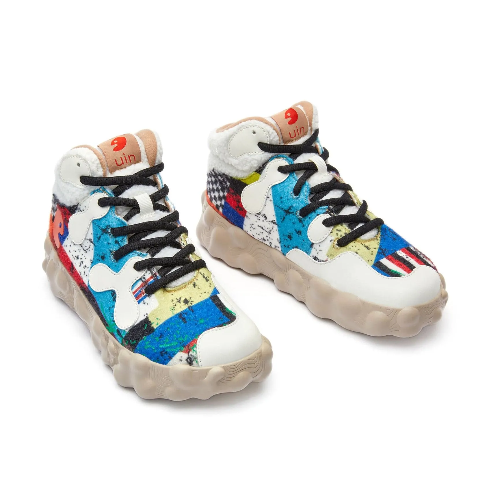 Sabrina 1 Basketball Shoes Multicolored Grids Figueras III Women