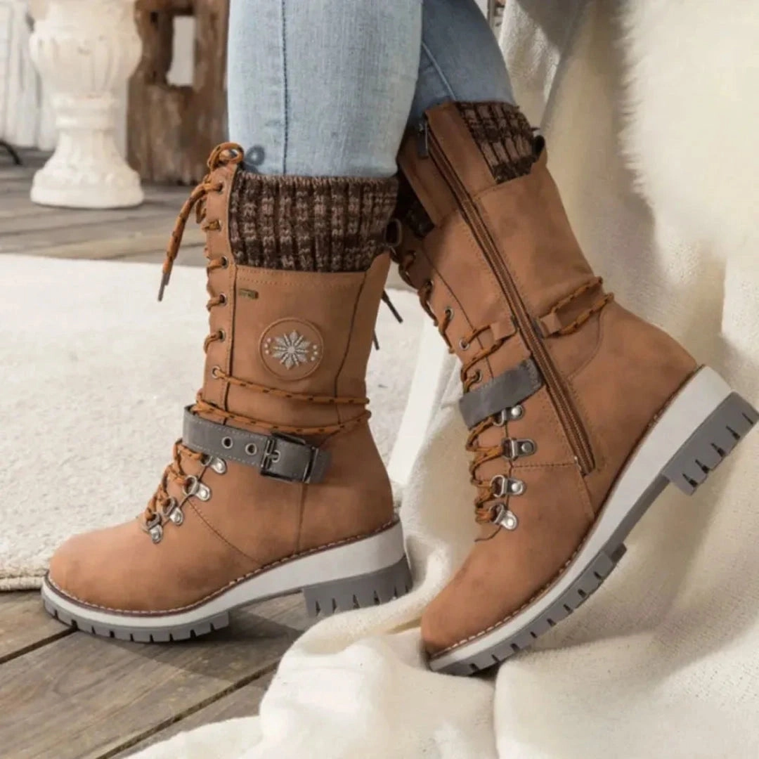 Tracy Lace-Up Snow Boots