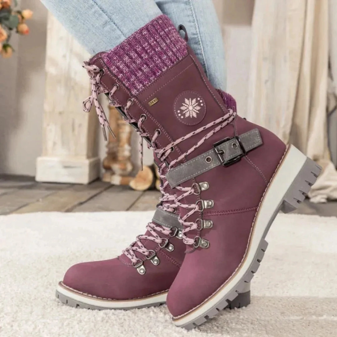 Tracy Lace-Up Snow Boots