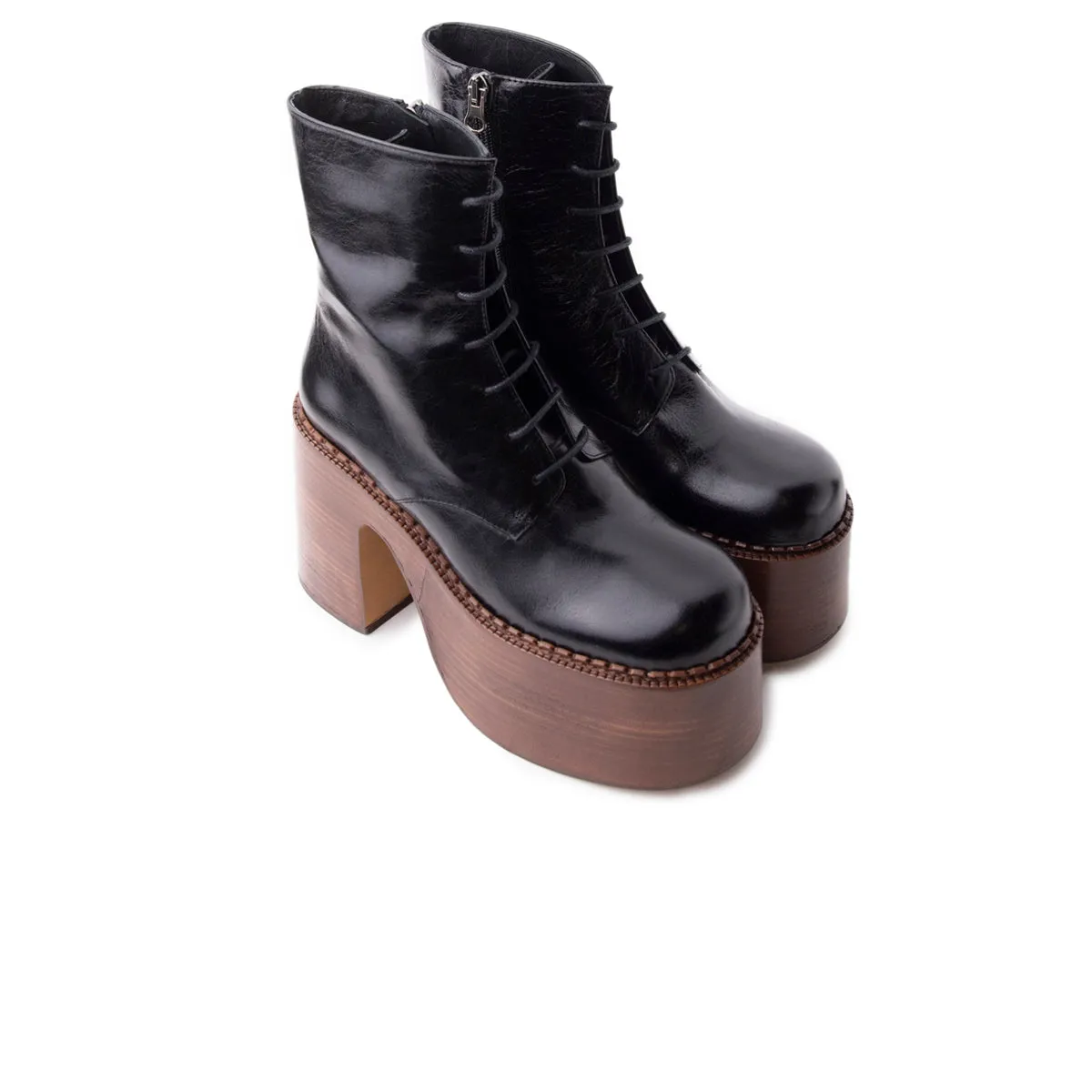 Hoxton Ankle Boots Tripp Black Leather