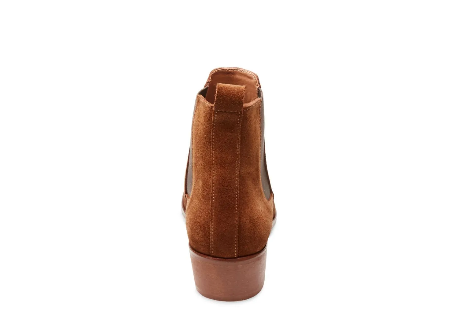 Vegan Fur Lined Chelsea Boots DOVER TAN SUEDE