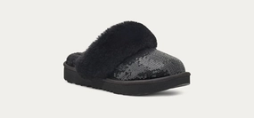 UGG Cozy II Mirror Ball 1151772K-001 Slippers Kids Black Sequins Mule JOBB899 Slippers Hardwood Floors