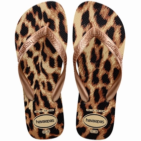 HAVAIANAS TOP ANIMALS - SAND GREY.ROSE GOLD Judy Garland's Ruby Sliders