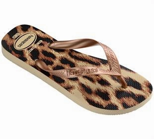 HAVAIANAS TOP ANIMALS - SAND GREY.ROSE GOLD Egg Slippers
