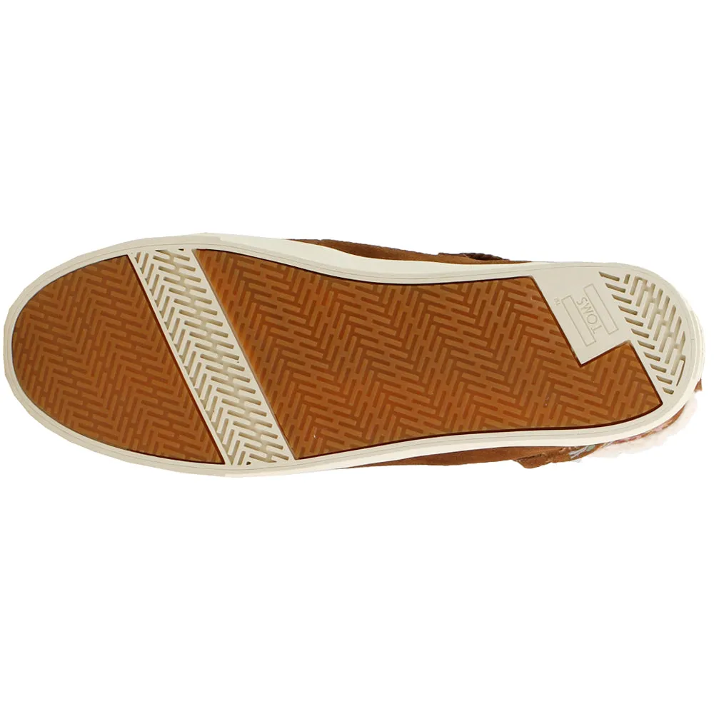 Alpine Floral Round Toe Winter Booties Hiking Boots For Half Dome