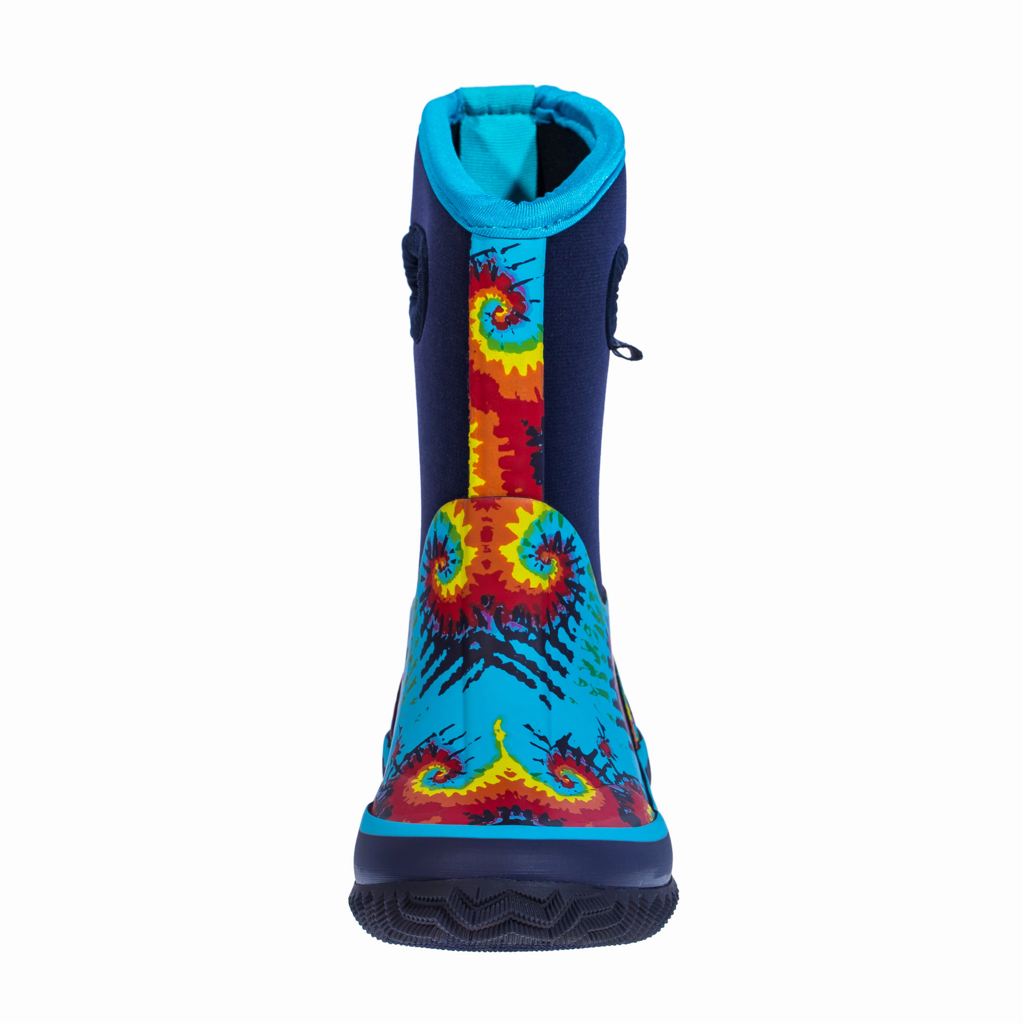 Tie Dye Neoprene Rain/Snow Boots Winter Thick Bottom Short Snow Boots
