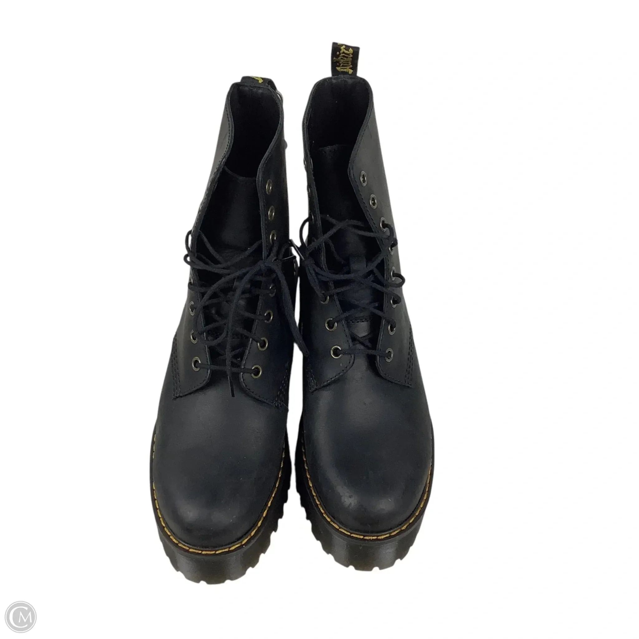 Knee-high Combat Boots → Knee-high Combat Boots Boots Combat By Dr Martens In Black, Size: 10