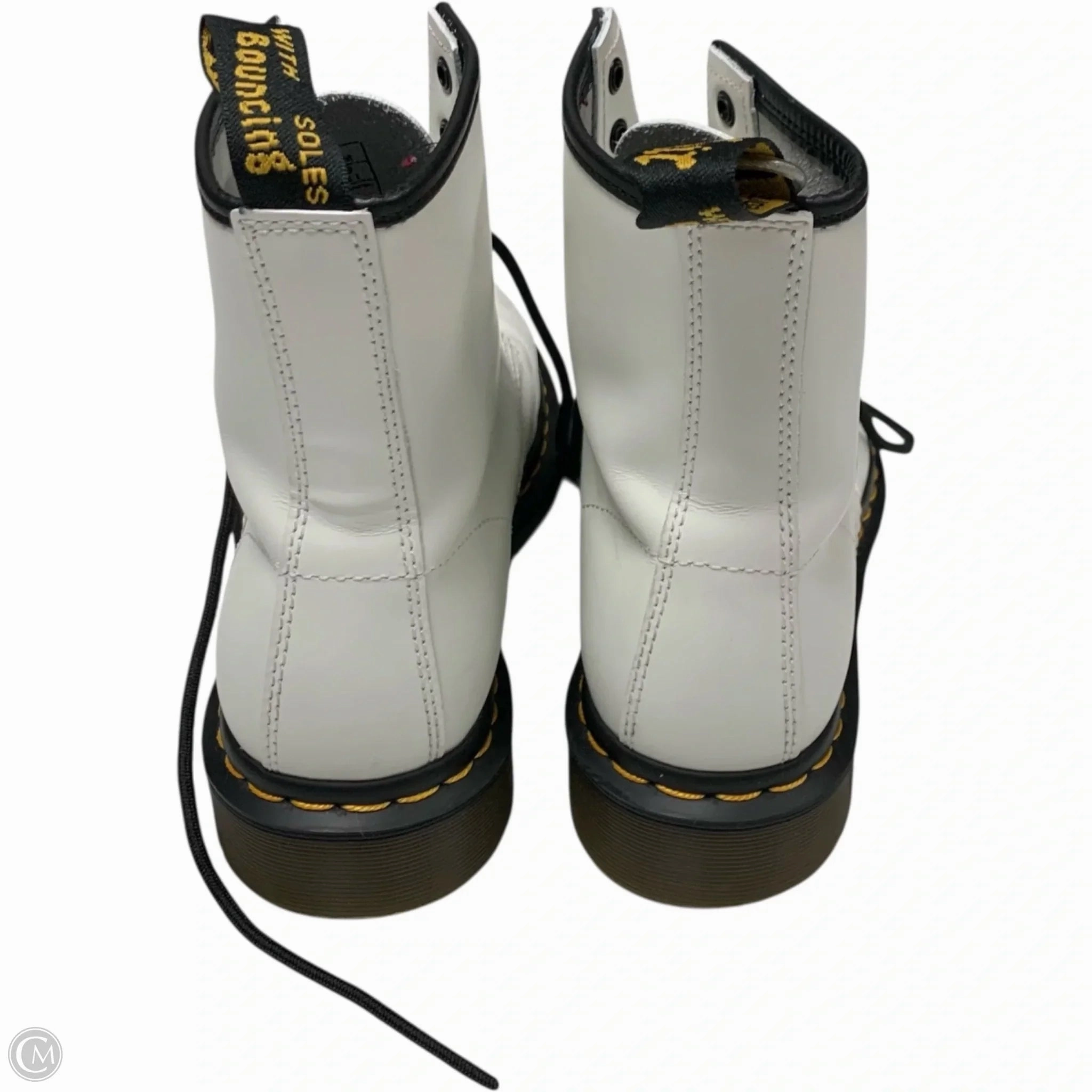 Combat Boots Outfit Winter Boots Combat By Dr Martens In White, Size: 9