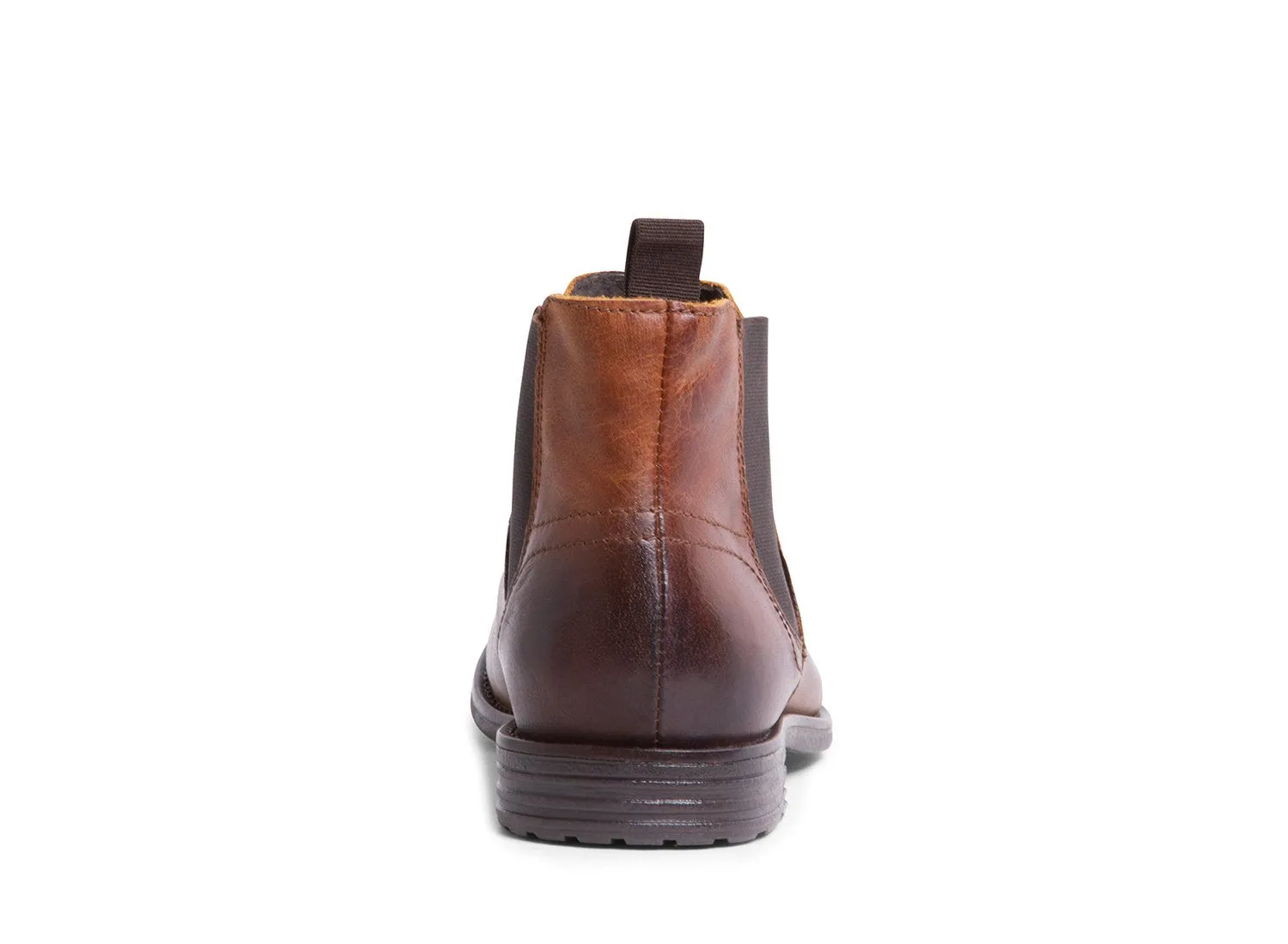 URBANA TAN LEATHER Chelsea Boots Army