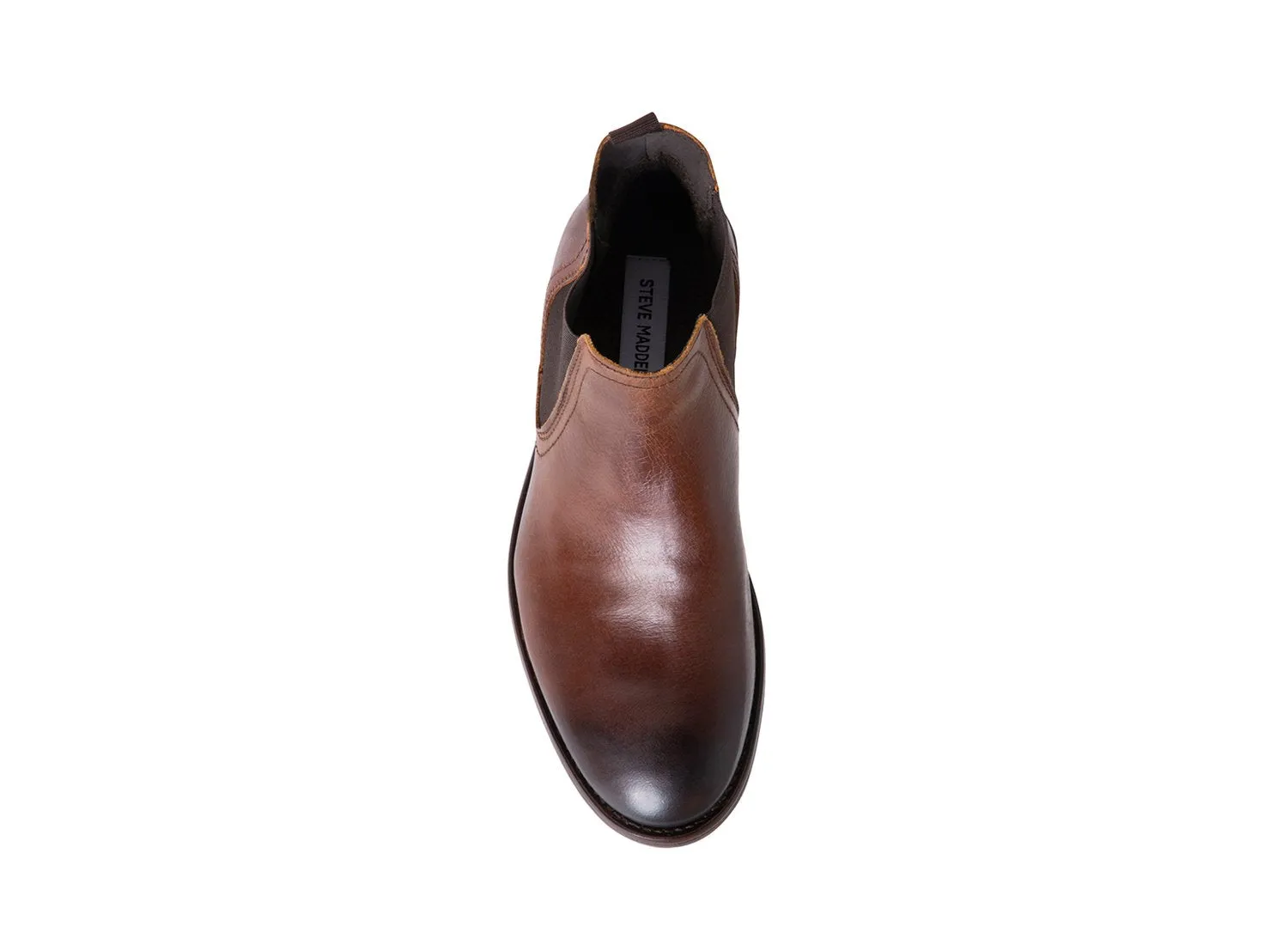 URBANA TAN LEATHER Soda Lug Sole Chelsea Boots