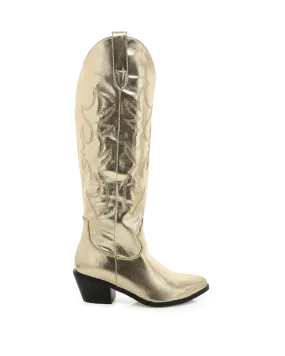 URSON - GOLD METALLIC Equine Bell Boots