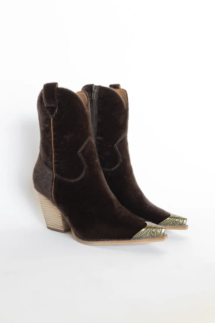 Stylish Rain Boots Vannah Western Bootie