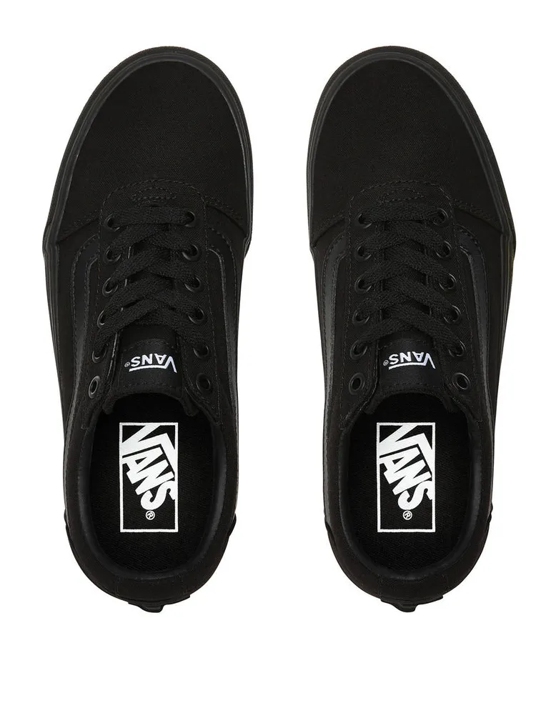 Thick Sole Sneakers Vans scarpa sneakers con zeppa da donna in canvas Ward VN0A3TLC1861 nero