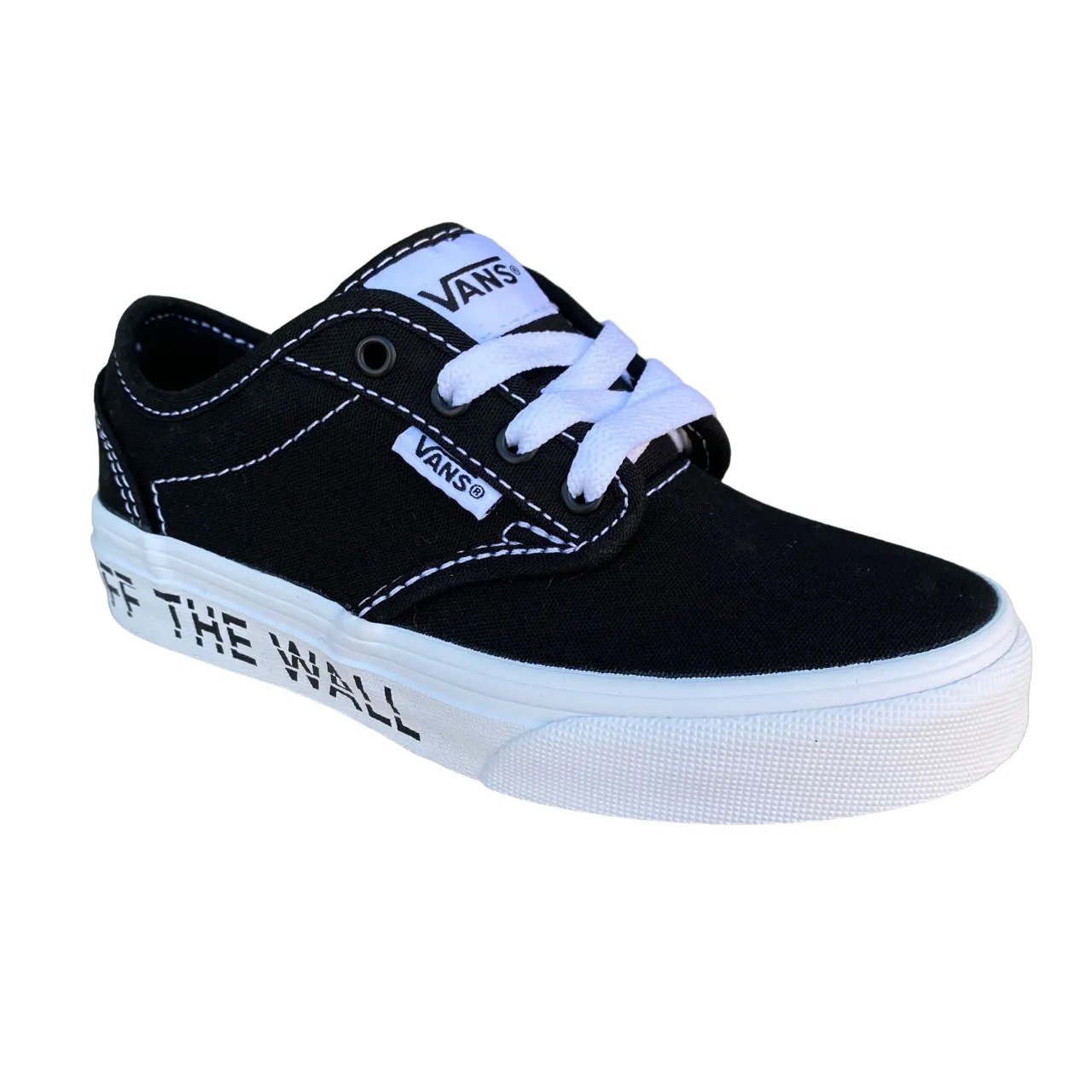 Vans scarpa sneakers da bambino Atwood VN0003Z9ROM nera Old Lebron Sneakers