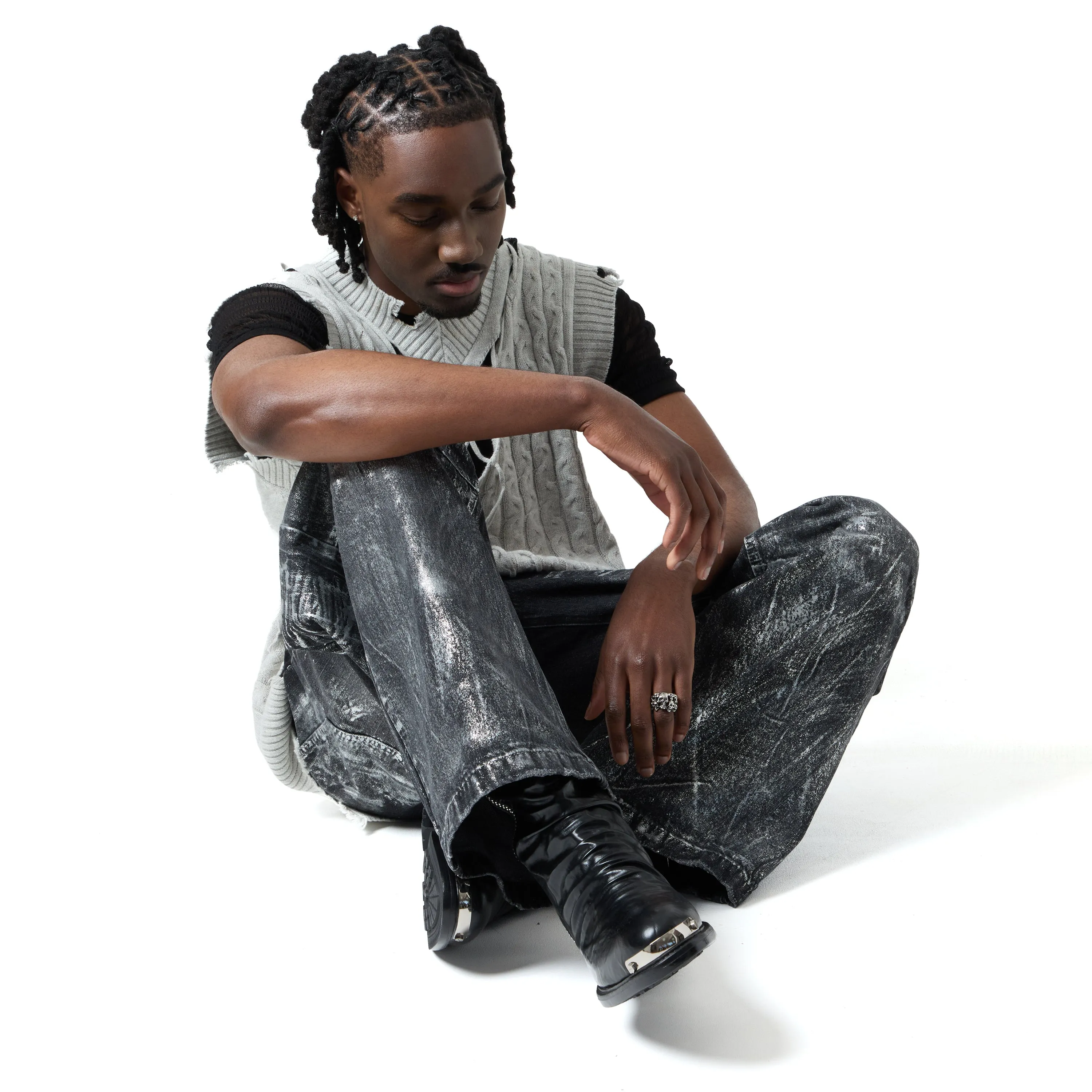 Legionary Men's Field Boots - Withered Black Chelsea Boots Tommy Hilfiger