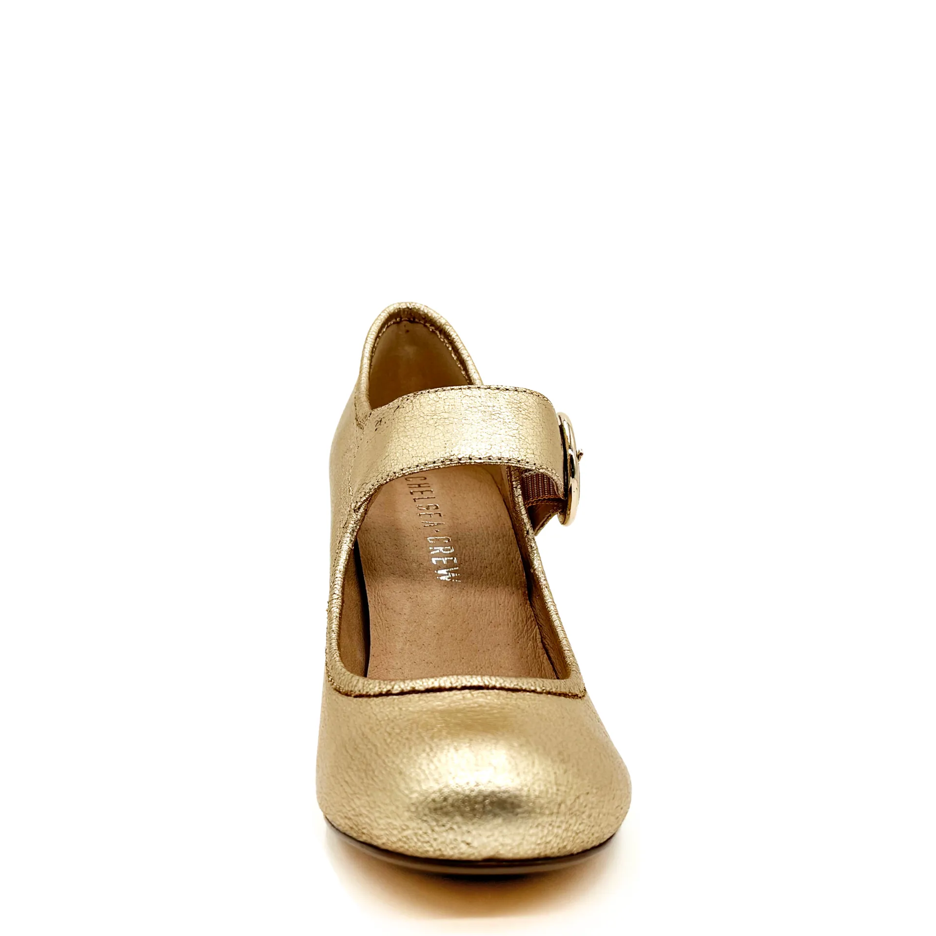 Wedge Platform Mary Jane Shoes Madeline Metallic Mary Jane Heels