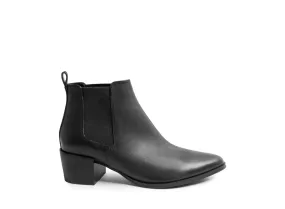 VIANNEY BLACK LEATHER Frank Chelsea Boots