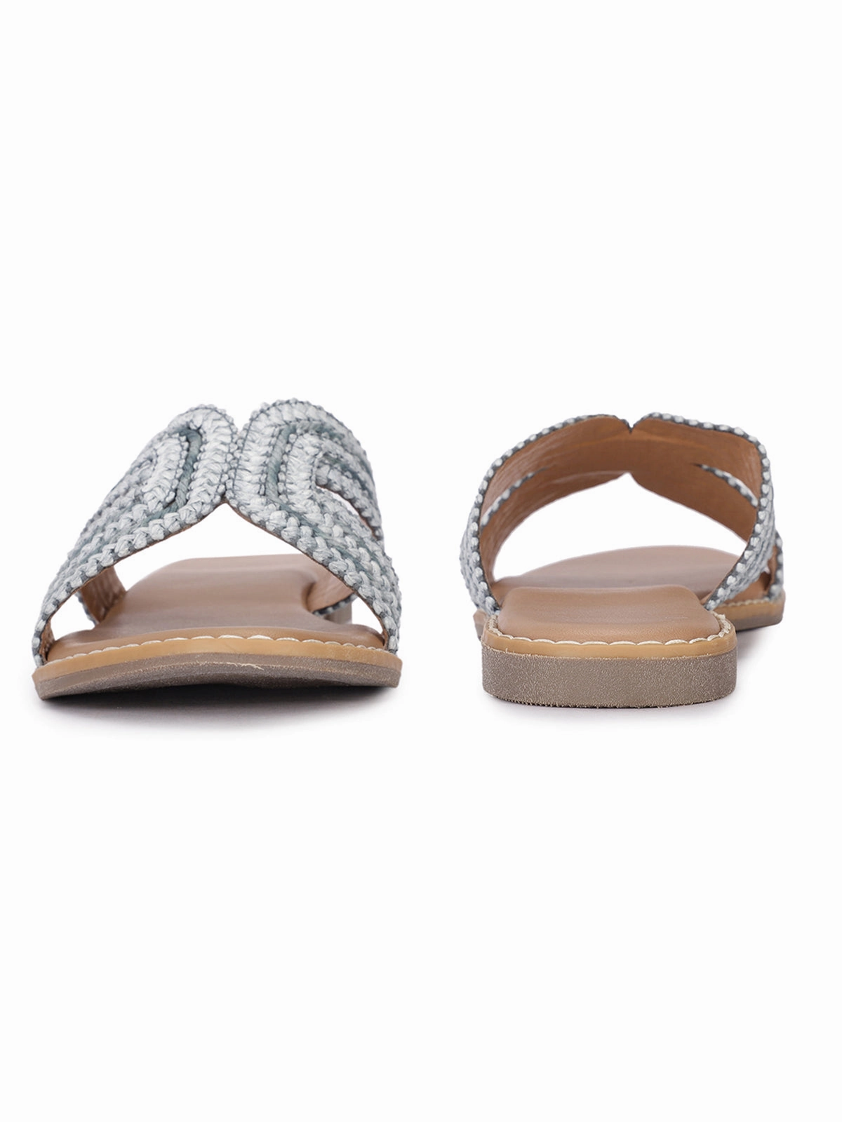 Vintera Crochet Sliders Folding Ballet Slippers