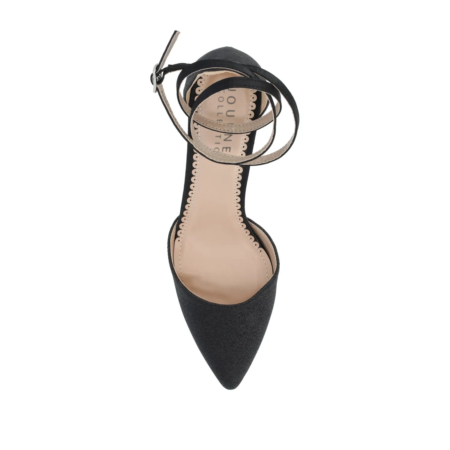 Crossed High Heels LUELA STILETTO HEELS IN GLITTER