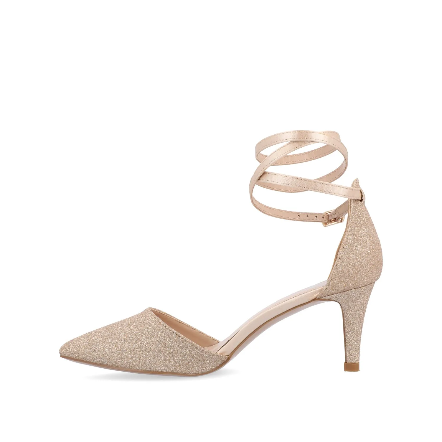 High Heel Leather Clogs LUELA STILETTO HEELS IN GLITTER