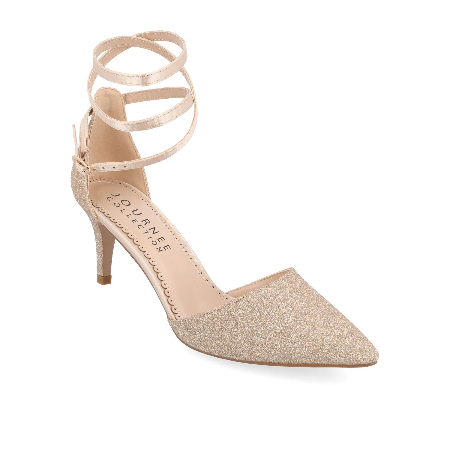 Comfortable Sexy High Heels LUELA STILETTO HEELS IN GLITTER