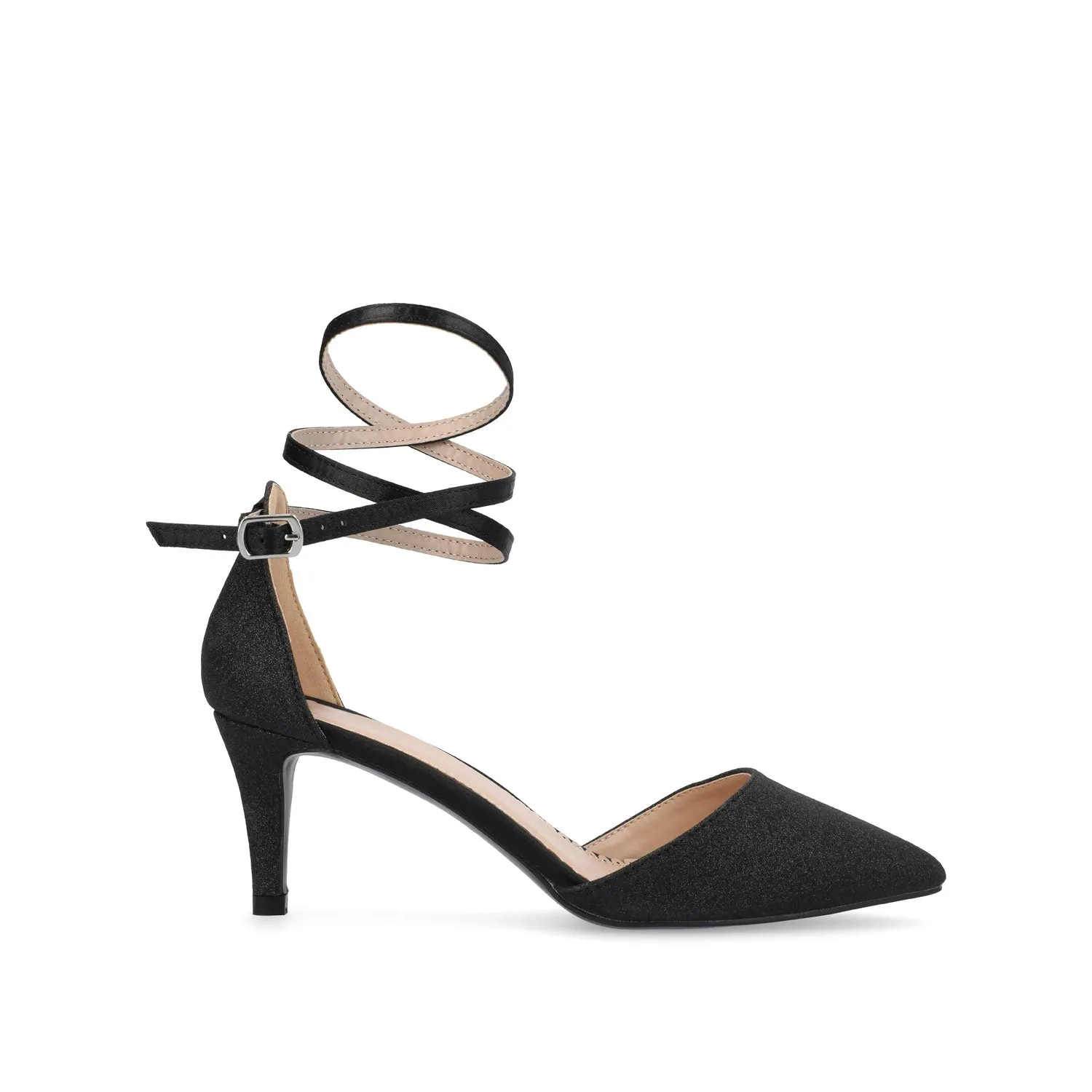 Lace Up Boots Heels LUELA STILETTO HEELS IN GLITTER