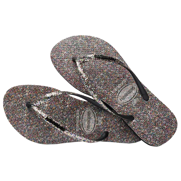 Batman Flip Flops SLIM CARNAVAL - BLACK