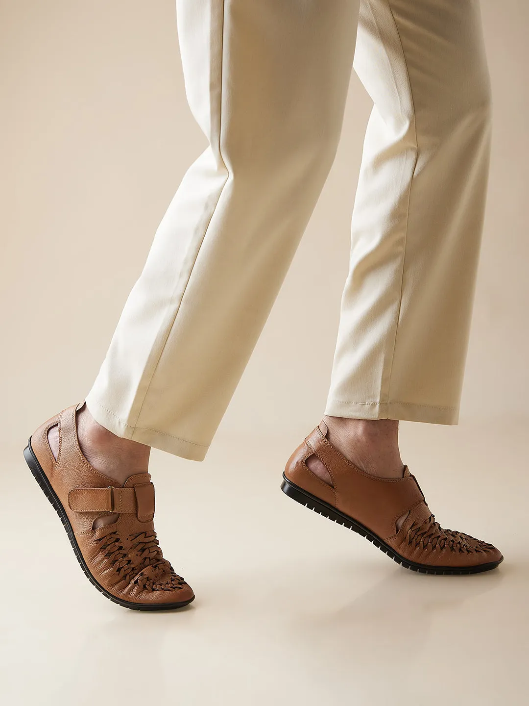 Imperio By Regal Tan Mens Formal Leather Woven Sandals Anne Klein Zoey Espadrille Wedge Sandals