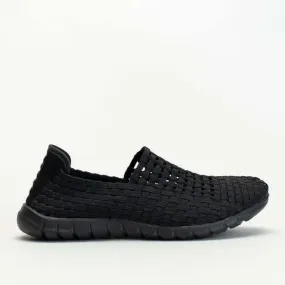 Tweed Flat Shoes Slip On Woven Shoe