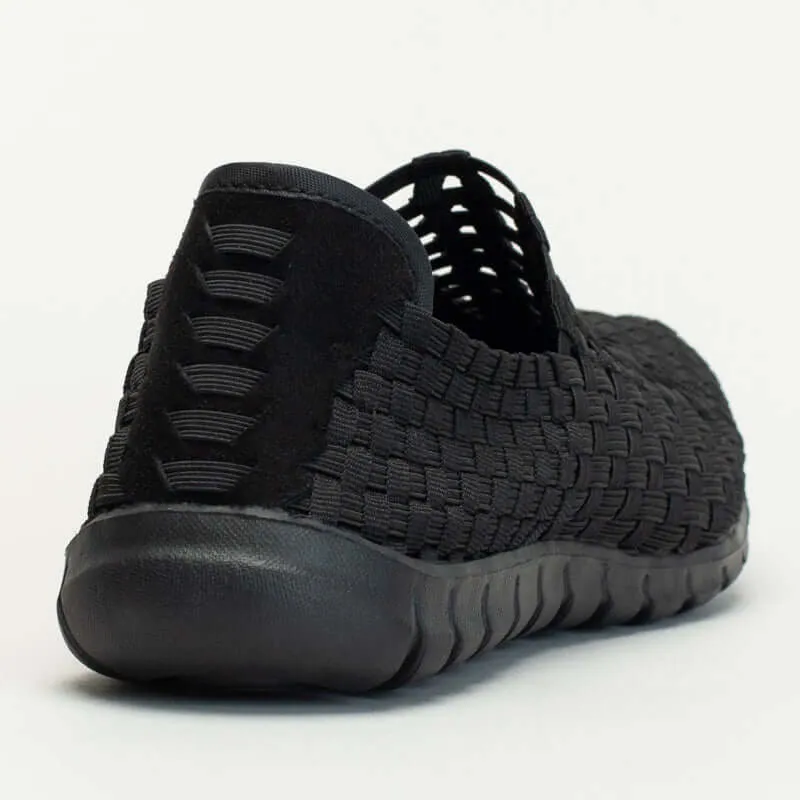 Fly Flat Shoes Slip On Woven Shoe