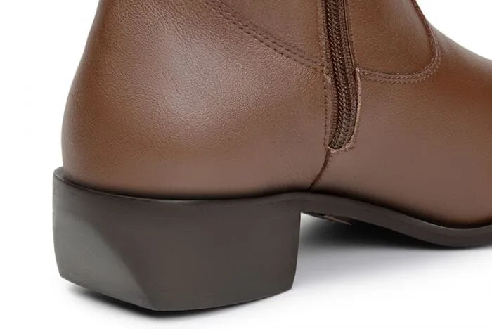 'Carlotta' women's pull-on boot by Ahimsa - cognac Rockin Knockin Boots