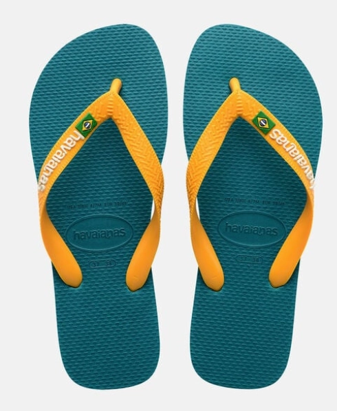 HAVAIANAS BRASIL LOGO - VIBE GREEN Ugg Slippers Coquette