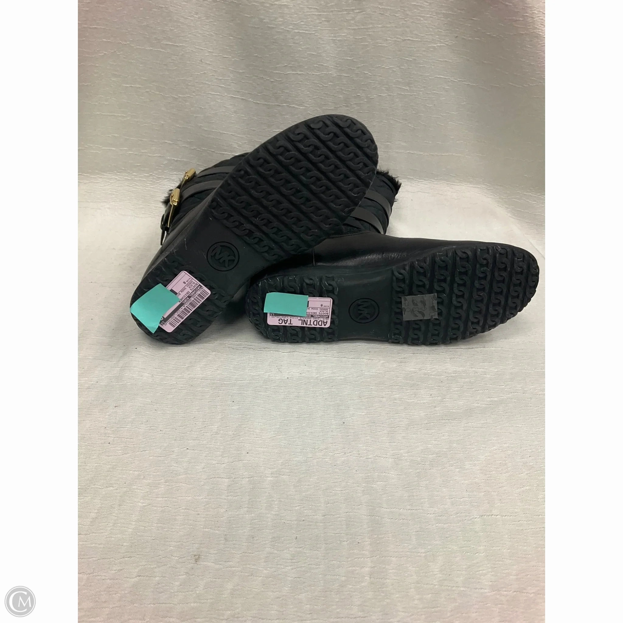 Boots Designer By Michael Kors In Black, Size: 8 Sole Snow Boots