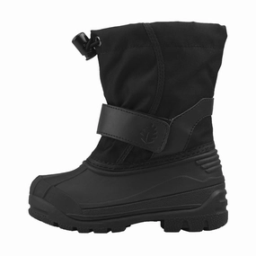 Stealth Black Velcro Snow Boots Sorel.snow Boots