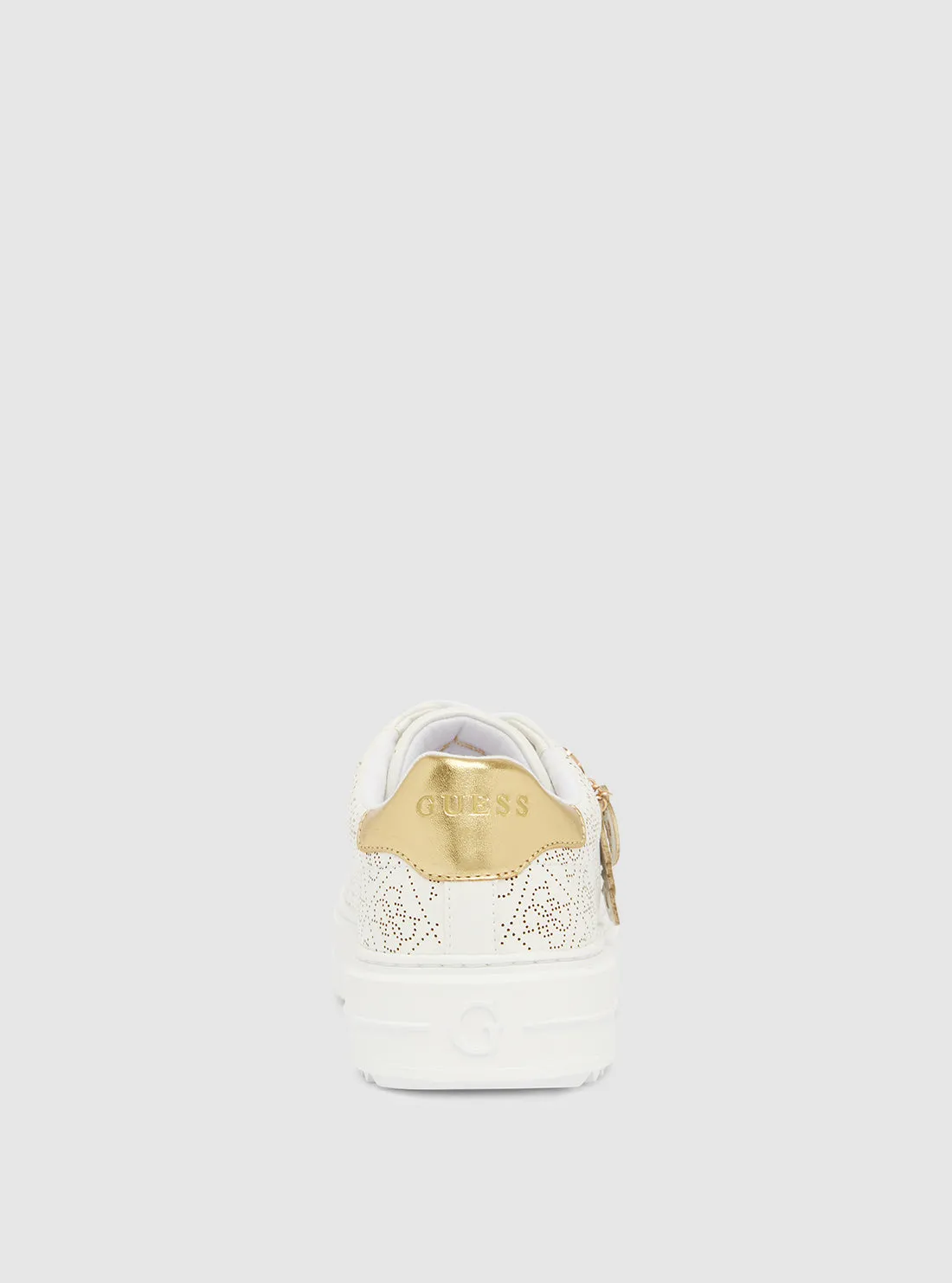White Denesa Low-Top Platform Sneakers Sneakers Marant