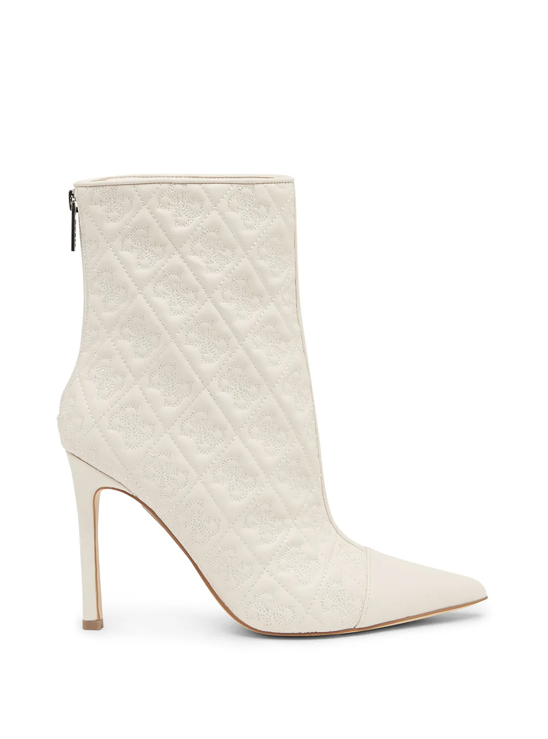 Very G Ankle Boots White Simonea Logo Ankle Boots