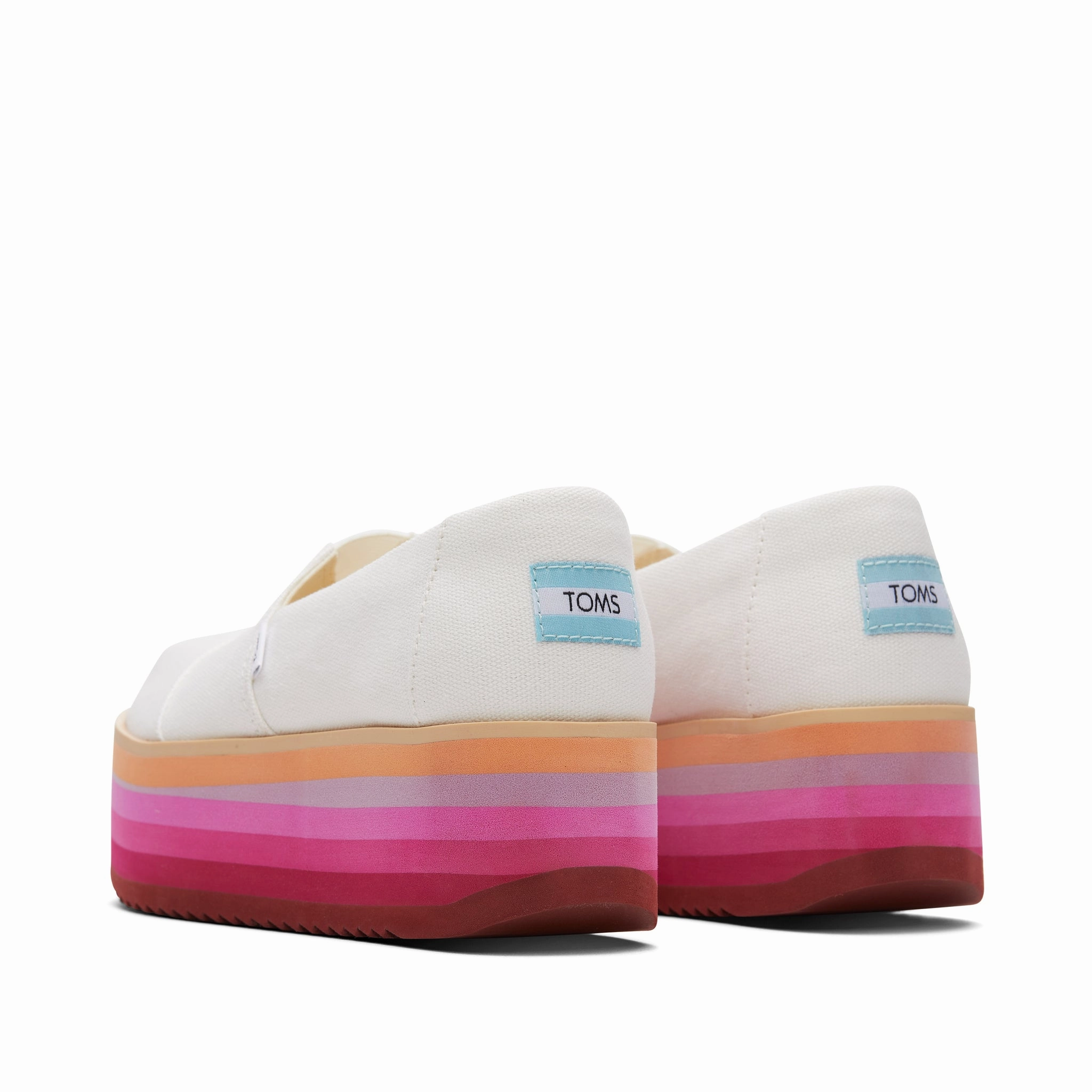 White Canvas Alpargata Platform Espadrille Chloe Isla Espadrille