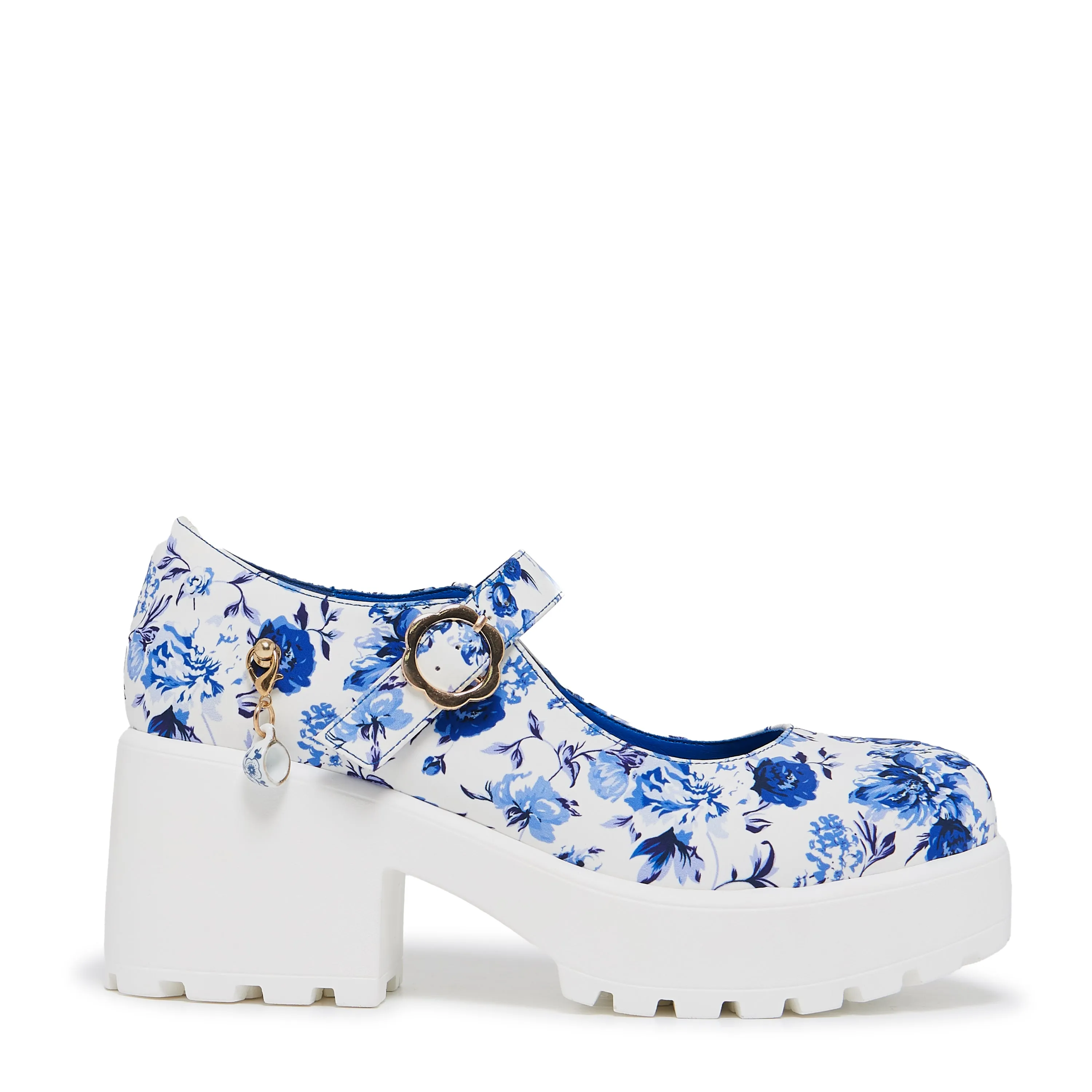 Tira Mary Janes ' Porcelain Edition' Renaissance Fabric Shoes Mary Janes