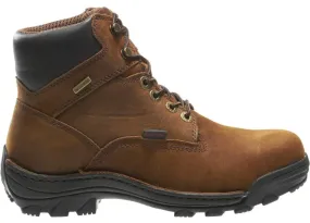 Handmade Steel Toe Work Boots Wolverine Men's Durbin Waterproof 6" Steel-Toe Work Boot