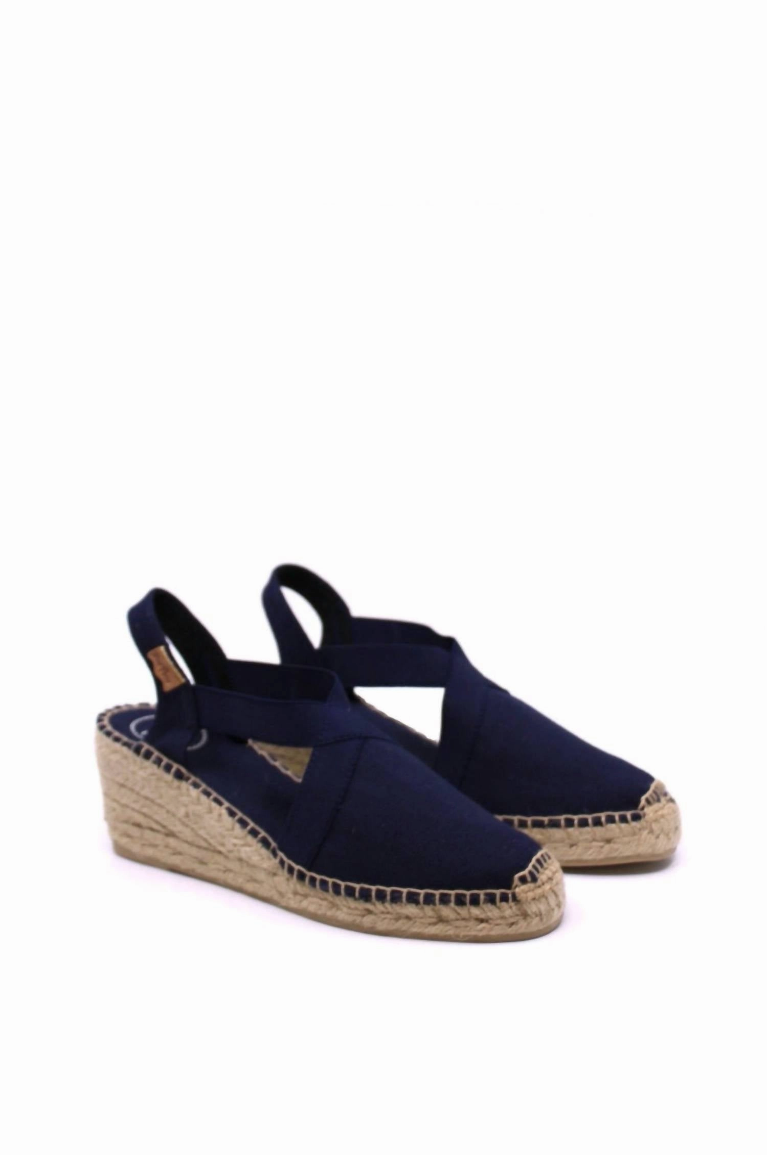 Palmera Espadrilles Women's Ter Wedge Espadrille In Navy