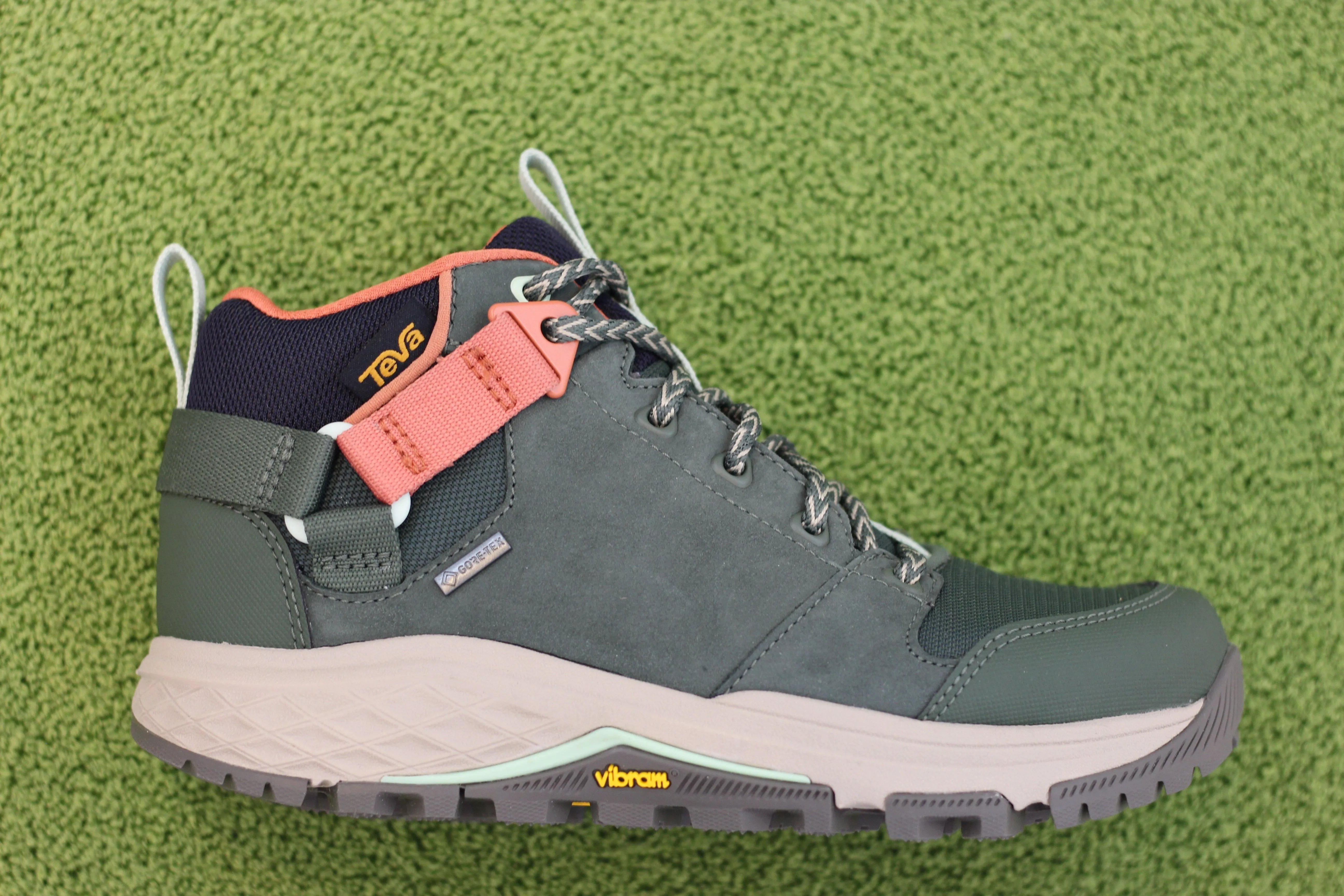 Women's Grandview Gore Tex Boot - Thyme Nubuck Leather/Nylon Timberland Euro Sprint Mid Hiking Boots