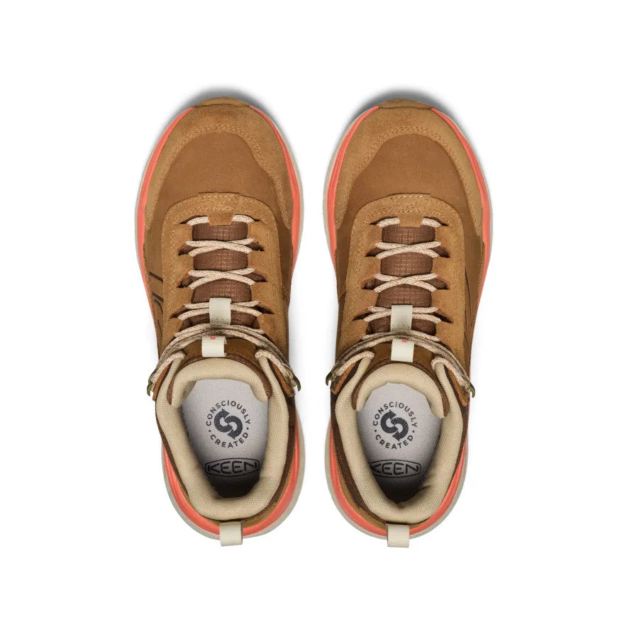 Women's Leiki Waterproof Leather Hiking Boot  |  Chipmunk/Birch Keen Or Merrell Hiking Boots