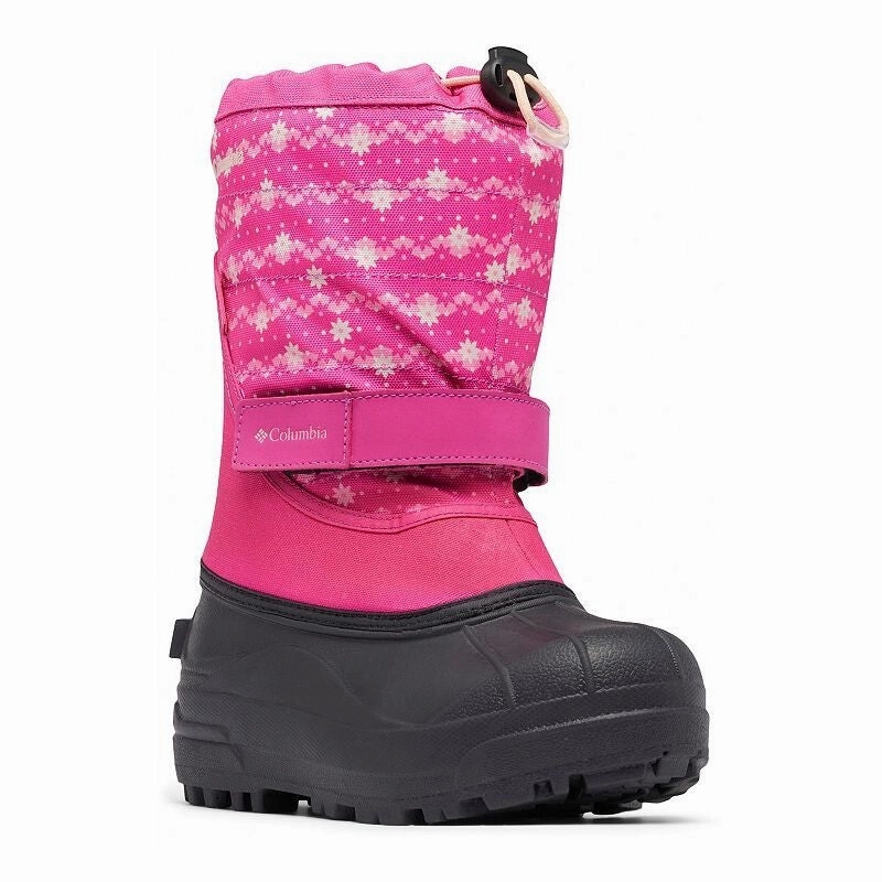 Lane Bryant Snow Boots Columbia Powderbug PlII Print Kids Pink Waterproof Comfort Snow Boots Rock26