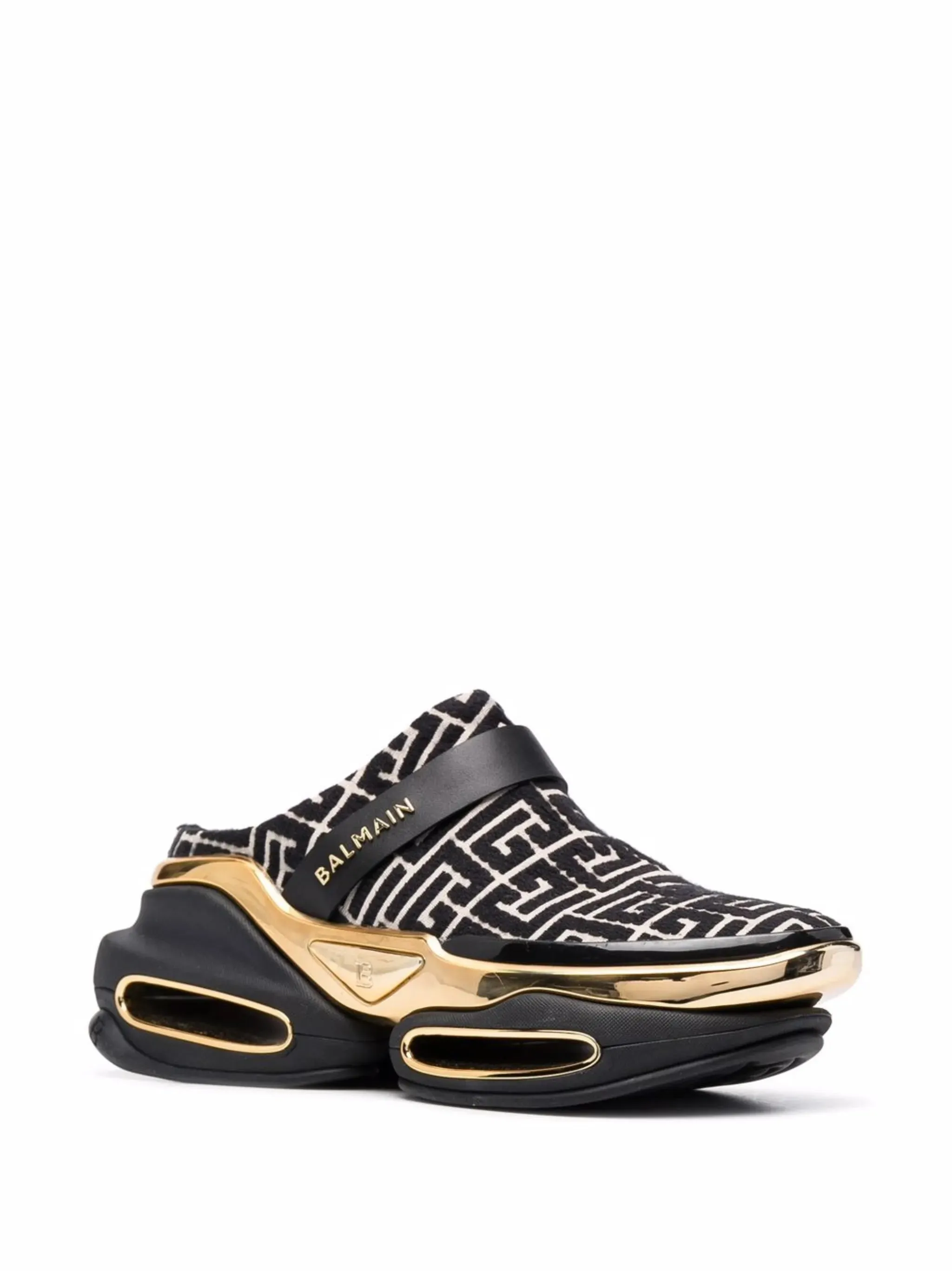 B-Bold monogram-pattern mules Fall Mule Shoe