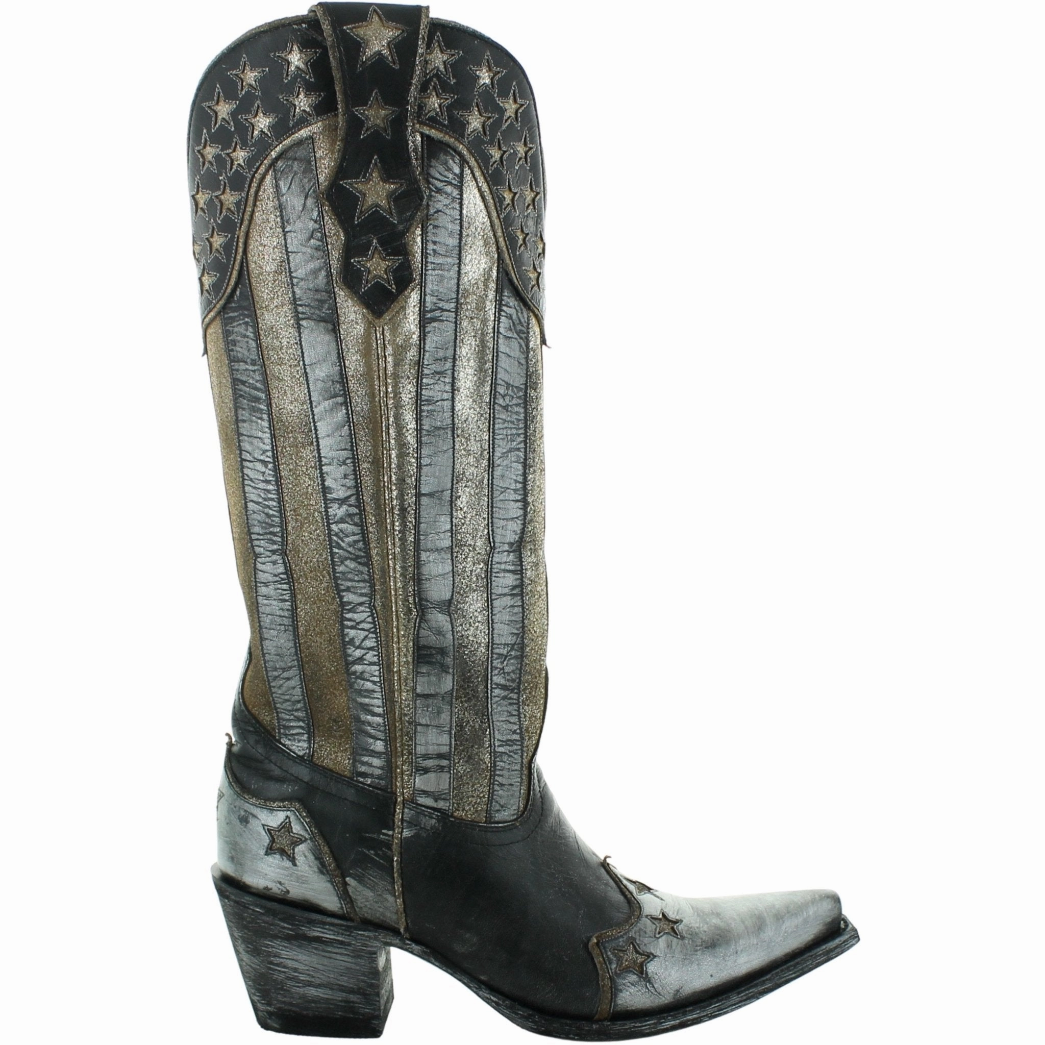 Yippee Ki Yay by Old Gringo Ladies Bloom Stars & Stripes Boots YL470-1 City Snow Boots